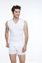 Men's Cotton V-neck Sleeveless Lycra Top -1015 - 2