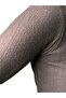 Half Fisherman Soft Textured Crop Sweater Plush Textured Crop Sweater Fitted/Sitting on the Body Soft Sweater - 2
