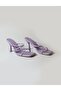 Women's Soft Leather Comfortable Heeled Slippers
