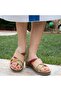 Orthopedic Leather Women's Slippers 11345 - 2