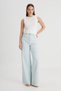 Loose Fit High Waist Wide Leg 100% Cotton Jean Jeans - 3