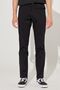 Texas Slim Fit Slim Fit Normal Waist Black Flexible Trousers