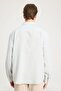 Loose Fit Relaxed Fit 100% Cotton Mint Green Shirt - 5
