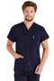 Men's Navy Blue Lycra Thick Fabric Surgical Doctor Uniform and Nurse Uniform Set
