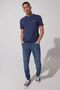 Navy Blue Regular Fit Crew Neck 100% Cotton T-Shirt - 5