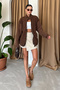 Women's Plush Teddy Fleece Cardigan with Zipper