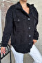 Women's Lamb Teddy Buttoned Jacket - 6