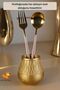 Countertop Spoon Holder Modern Countertop Spoon Holder Decorative Vertical Spoon Holder Gold Color Model 3 - 6
