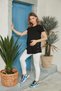 Pregnant T-Shirt with Easy Breastfeeding Feature and Hidden Zipper - 2