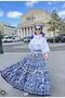 Imported Patterned Women's Summer Skirt - 3