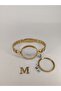 M Letter Fan Clamp, Steel Fan Clamp, Openable Quarter Clamp, Steel Bracelet - 3