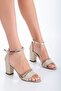Stoned & Glitter Single Band Evening Dress Shoes