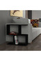 Versatile Asymmetrical Side Table Black Colour  for Modern Spaces - 3