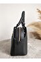 Anthracite Handbag with Tassel Detail and Strap - 2
