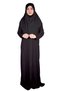 Black Zippered Prayer Dress