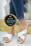 Women's White Daily Slippers Dowry Bundle Guest Sea Home Beach Holiday Slippers