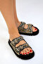 Women's Black Slippers 19506 - Comfortable and Stylish - 2