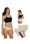 Skin Color Cotton Women's Panties 5 Pieces - 2