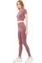 Soft Textured, Flexible Yoga, Running, Sports and Everyday Crop Top Mila - 5