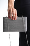 Women's 4 cm Evening Shoes and Bag in Platinum - 3