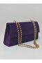 Women's Purple Suede Bag - 3