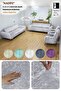 Velvet 3 3 1 1 Gray Elastic Sofa Cover| Elastic Sofa Cover| Seat Cover