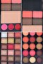 Blue Teddy Bear Patterned 3-Layer Wallet Shadow - Blush and Powder Set - 7