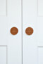 Wave Pattern (2 Pcs) Baby Kids Room Wooden Furniture Cabinet Drawer Handle - 4