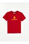 LCW Kids Crew Neck Galatasaray Printed Short Sleeved T-Shirt for Boys