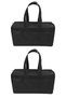 Set of 2 - Hand Held, Waterproof Fabric, Makeup Bag, Travel Makeup Bag - 8