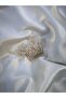 Transparent&Gold Comb Clip, Engagement Hair Accessory, Transparent Comb Clip, Comb Clip - 5