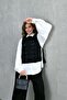 Women's Embossed Patterned Openwork Knitwear White Shirt and Trousers Set - 7