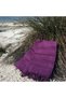 Plum Peshtemal - Soft Colored Peshtemal - Highly Absorbent and Quick Drying - 3