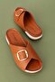 Women's Genuine Leather Anatomical Sole Slippers Iz.4608