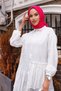 LAYERED BRODE LACE FISTO FABRIC SHIRT TUNIC FISTO SHIRT - 3