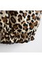 Newborn Baby Girl Hospital Discharge Cotton Baby Collar Baggy Cut Leopard Baby Jumpsuit Set Brown - 3
