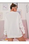 SEBESTA FASHİON Unisex PRINTED HOODED Crew Neck Oversize Sweatshirt SEBESTAFASHİON - 2