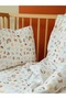 Boho Baby Crib, Park Bed,100X150 Duvet Cover-60X120 Bed Sheet Set, Cotton Satin-Boho Doodle - 2