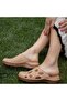 Orthopedic Leather Women's Sabo Slippers 10307 - 3