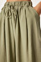 Women's Khaki Comfortable Fit Baggy Trousers Mw00150 - 3