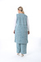 Xlmodam Women's Plus Size Vest and Pants Set in Selani̇k Fabric - 6