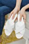 Women's White Daily Slippers Dowry Bundle Guest Sea Home Beach Holiday Slippers - 5
