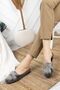 Gray Furry Stone Women's Slippers Furry Stone Stylish Home Slippers Fancy Dowry Birth Guest New Year Slippers - 3