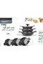 güveç 3 lü sahan set kapaklı - 4