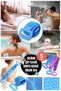 5 Pcs Silicone Bath Brushes – Long & Foldable Double Sided 70 cm Bathroom Cleaning & Skin - 3