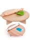 Mini Tableware Play Dough Play Set Rolling Pin and Tableware