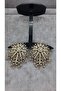 Ottoman Star Zircon Stone Antique Earrings - 2