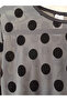 Tulle Long Sleeve Bodysuit with Polka Dot and Bottom Cited - 2