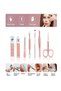 Portable Personal Care Set with Rose Gold Bag Stainless Steel Tweezers - Manicure & Pedicure Set - 2
