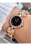 Rose Color Stone Case and Cord Women's Wristwatch Fvr-1121.2Rbr